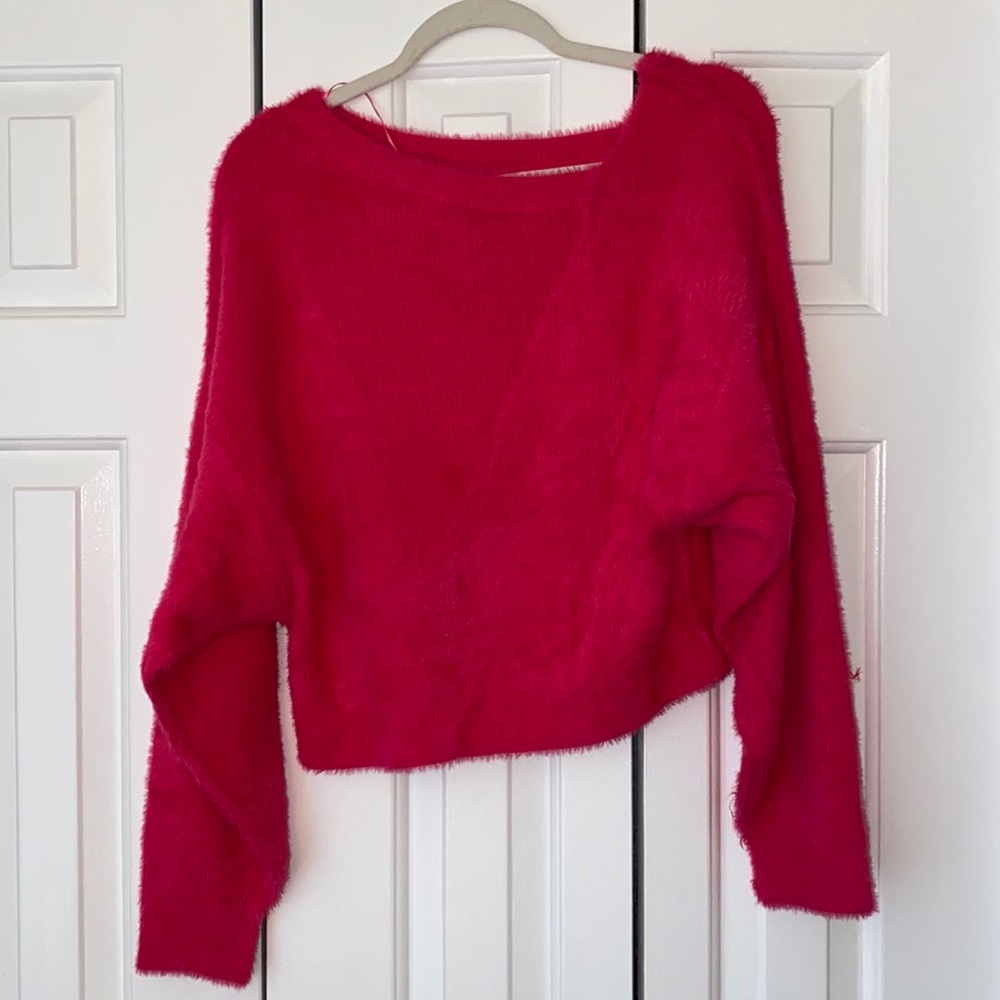 Hot pink sweater